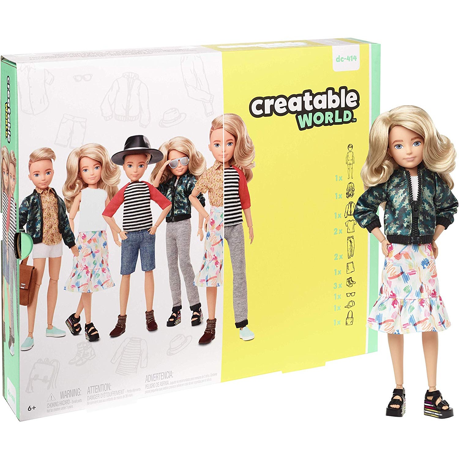 Mattel Creatable World DC-414 Puppe von Mattel