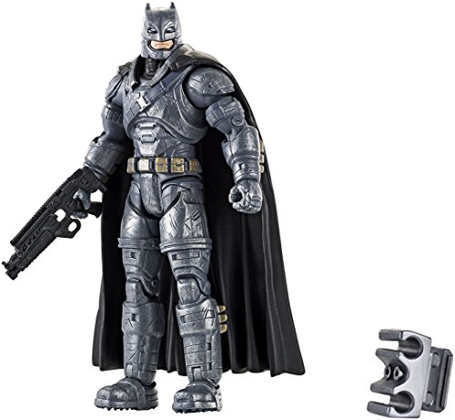 Mattel DJH18 Batman verses Superman Movie Collector Armored Batman Figur, 15 cm von Mattel