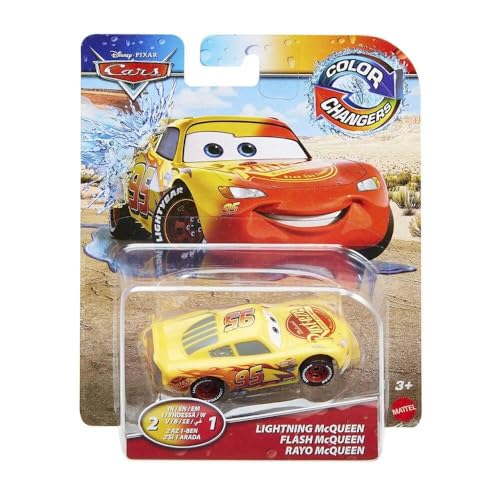 Mattel Disney Cars Color Changer Cruisin McQueen Gelb/Rot (Rot und Gelb) von Mattel