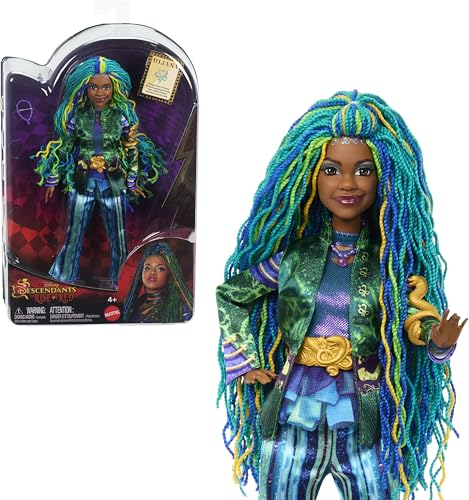 Mattel Disney Descendants The Rise of Red Fashion Doll & Accessory - Uliana, Younger Sister of Ursula with Movie-Inspired Clothes & Necklace von Mattel