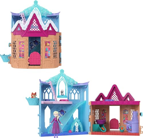 Mattel Disney Die Eiskönigin ELSA Spielset mit Kleiner Puppe bestehend aus 10 Spielbereichen, 3 Tierfreunden und 8 Zubehörteilen, Storytime Stacker, inspiriert von den Tieren aus Arendelle, JFG28 Mattel Disney Die Eiskönigin ELSA Spielset mit Kleiner Puppe bestehend aus 10 Spielbereichen, 3 Tierfreunden und 8 Zubehörteilen, Storytime Stacker, inspiriert von den Tieren aus Arendelle, JFG28 von Mattel