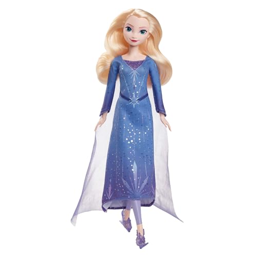 Mattel Disney Die Eiskönigin Elsa Modepuppe mit Zubehör, Eisläuferin-Look mit abnehmbarem Kleid und Schlittschuhen, mit zusätzlichem Paar Schuhe. Inspiriert von Die Eiskönigin: Winterfest“, JBG53 von Mattel