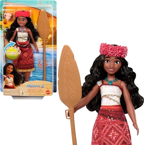 Mattel Disney Moana 2 Singing Adventure Moana Doll with Signature Outfit von Mattel