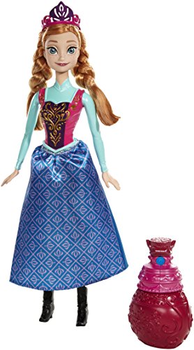 Mattel Disney Princess BDK32 - Farbwechselzauber Anna Puppe von Disney