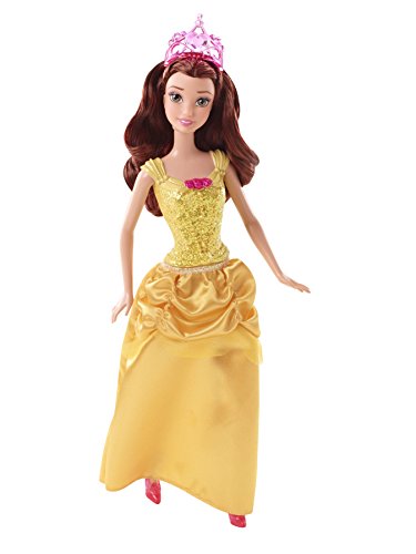 Mattel Disney Princess CFB75 - Märchenglanz Prinzessin Belle Puppe von Mattel