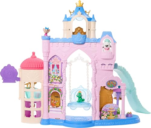 Mattel Disney Princess Haustierpalast Spielset mit 7 Spielbereichen, 3 Tierfreunden, Möbel und 17 Zubehörteilen, ca. 61 cm hoher Haustierpalast, inspiriert von Filmen, JBF96 Mattel Disney Princess Haustierpalast Spielset mit 7 Spielbereichen, 3 Tierfreunden, Möbel und 17 Zubehörteilen, ca. 61 cm hoher Haustierpalast, inspiriert von Filmen, JBF96 von Mattel