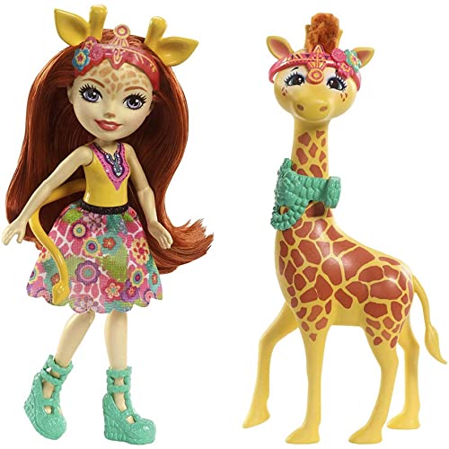 Mattel Enchantimals FKY74 Themenpack Gillian Giraffe, Spiel, Bunt, Única von Mattel