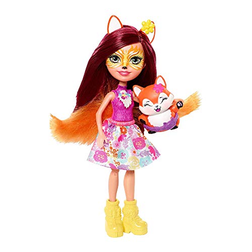 Mattel Enchantimals FRH45 Felicity Fox und Flick Spielplatz-Abenteuer von Enchantimals