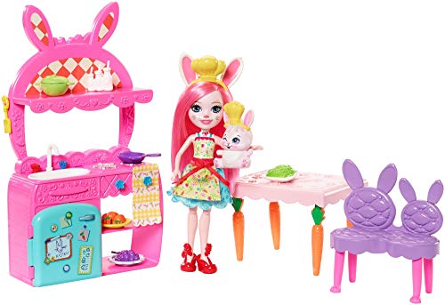 Mattel Enchantimals FRH47 Bree Bunny und Twist Küche von Mattel