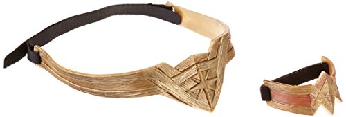 Mattel FDM96 - DC Movie Wonder Woman Tiara und Armreif, Aktionsspielzeug von Mattel