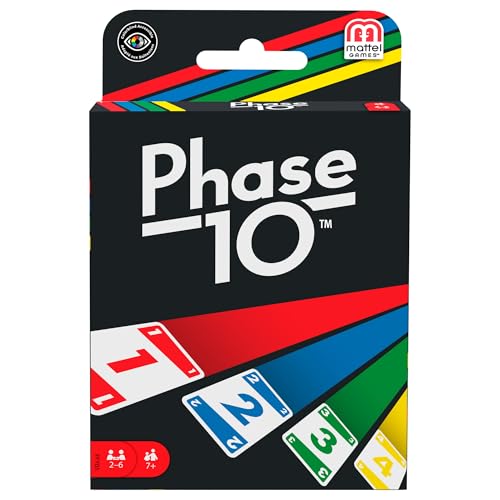 Mattel Games FFY05 - Phase 10 Kartenspiel, ab 7 Jahren, englische Version von Mattel Games