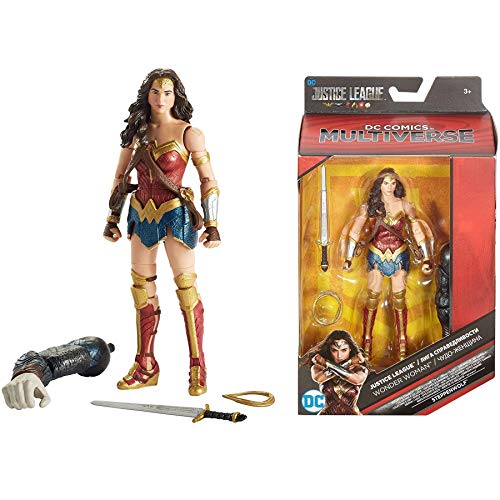 Mattel FHG10 - DC Multiverse Collector-Figur Justice League Movie Wonder Woman, 15 cm von Mattel