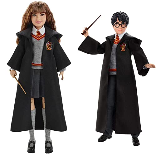 Mattel FYM51 - Harry Potter Hermine Granger Puppe & FYM50 - Harry Potter Puppe von Mattel