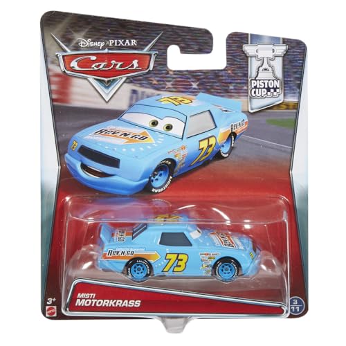 Mattel Fahrzeugauswahl Racing Style | Disney Cars | Die Cast 1:55 Auto, DXV29N Cars 3 Single:Misti Motorkrass von Disney