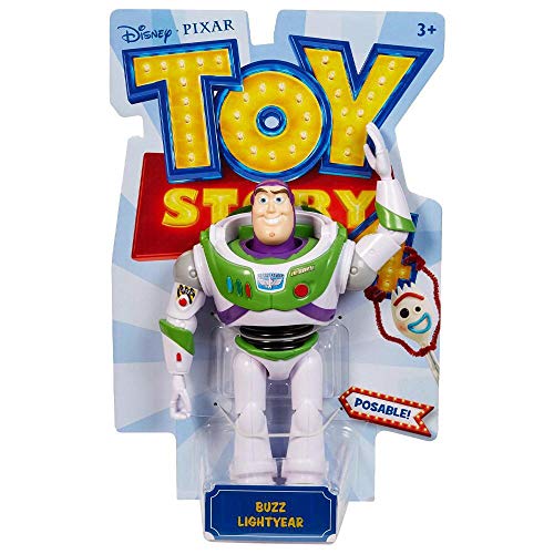 Disney Pixar Toy Story GDP69 - Buzz Lightyear Figur, 18 cm, Spielzeug Actionfigur, tolles Geschenk für Sammler und Kinder ab 3 Jahren von Toy Story