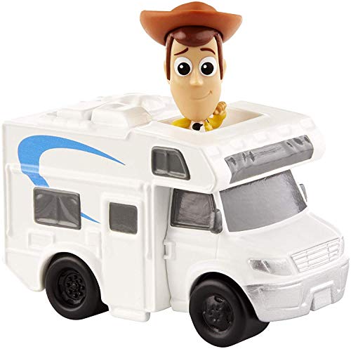 Mattel GCY61 - Disney Pixar Toy Story 4 Minis Woody und Wohnmobil, Sammelfiguren mit Fahrzeug, Spielzeug ab 3 Jahre, Mehrfarbig von Mattel