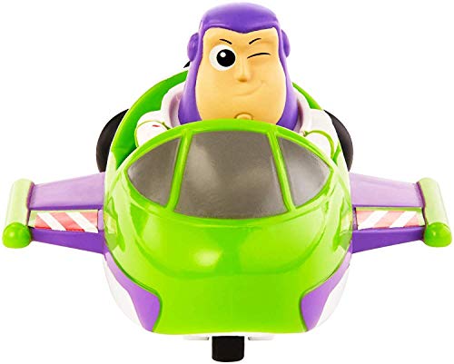 Toy Story Mattel GCY63 - Disney Pixar Toy Story 4 Minis Buzz Lightyear und Raumschiff, Sammelfiguren mit Fahrzeug, Spielzeug ab 3 Jahre Mehrfarbig von Toy Story