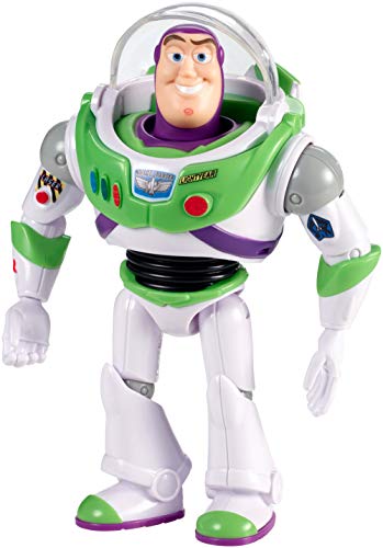 Mattel GGX30 - Toy Story 4 Buzz Lightyear mit Schild Spielzeug Action Figur, ab 3 Jahren, 17 cm von Mattel