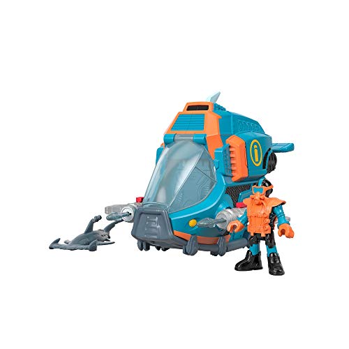 Fisher-Price Mattel Imaginext Shark and Vehicle Asst: Deep Sea Shark Sub (sortiertes Modell) von Fisher-Price