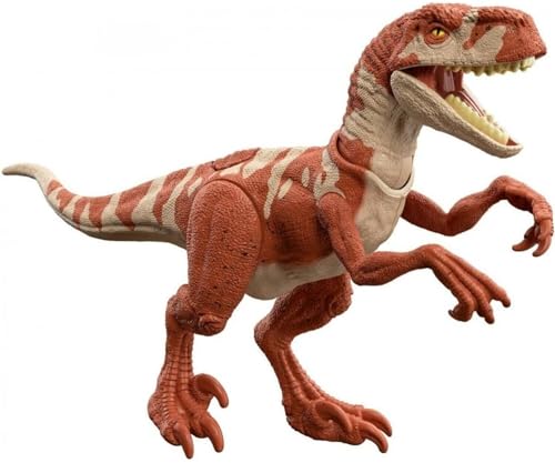 Mattel Jurassic World - Ferocious Pack - Actionfigur Dinosaurier - ATROCIRAPTOR GWC97 von Mattel