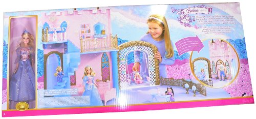 Mattel K8062 - BARBIE 2-in-1 - Königliches Schloss inkl. BARBIE Puppe als Dornröschen von Mattel