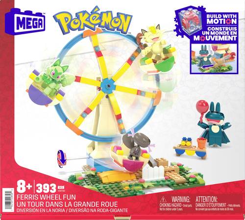 Mattel MEGA Pokémon Spaß auf dem Riesenrad Konstruktions-Set von Mattel