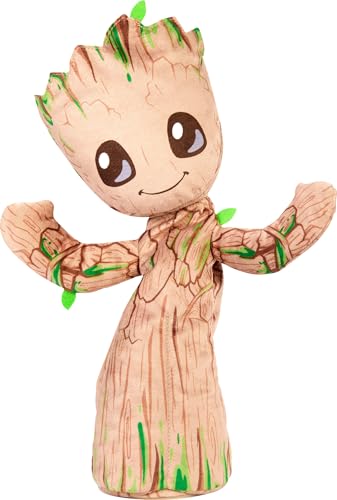 Mattel Marvel Plüschfigur, Tanzender Groot, englischsprachiges Kuscheltier, ca. 33 cm groß mit Geräuschen, Sätzen, Musik und Tanzbewegungen, JDW97 Mattel Marvel Plüschfigur, Tanzender Groot, englischsprachiges Kuscheltier, ca. 33 cm groß mit Geräuschen, Sätzen, Musik und Tanzbewegungen, JDW97 von Mattel