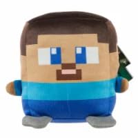 Mattel Minecraft Cuutopia Steve Plüsch, 12,7 cm, weiche, abgerundete Kissenpuppe, Videospiel-inspiriertes Sammlerstück von Mattel