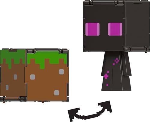 Minecraft Flippin' Figure Enderman + Grass von Mattel