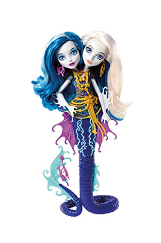 Mattel Monster High DHB47 - Modepuppen, Das Große Schreckensriff, Peri und Pearl Serpentine von Mattel