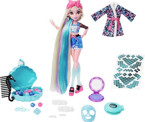 Mattel Monster High Puppe, Lagoona Blue Wellnesstag-Set HKY69 von Mattel