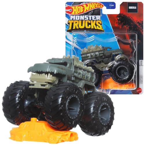 Mattel Monster Trucks | Hot Wheels | 1:64 Die-Cast Fahrzeuge | Autos, Fahrzeug:Godzilla II von Mattel