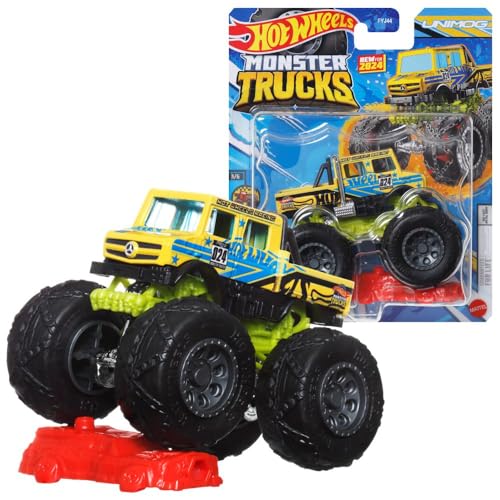 Mattel Monster Trucks | Hot Wheels | 1:64 Die-Cast Fahrzeuge | Autos, Fahrzeug:Unimog von Mattel