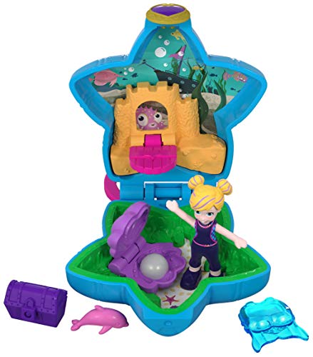 Mattel Polly Pocket FRY33 Tiny Places Pollys Aquarium von Polly Pocket