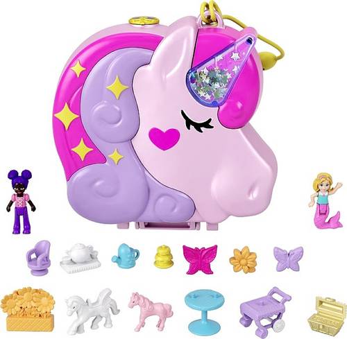 Mattel Polly Pocket O/S Unicorn Tea Party HCG20 von Mattel