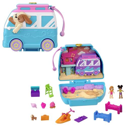 Mattel Polly Pocket Seaside Puppy Ride HRD36 von Mattel