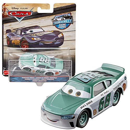 Renn-Legenden | Thomasville Racing | Disney Cars | Cast 1:55 Fahrzeuge, Typ:Parker Brakeston/NO 2 Cola von Mattel