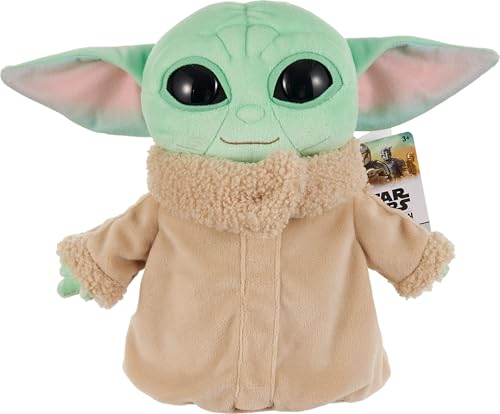 Mattel Star Wars Plüschfigur, 20,3 cm große Grogu weiche Puppe, Sammlerstück, inspiriert von der Fan-Favorit-Figur aus Star Wars The Mandalorian Mattel Star Wars Plüschfigur, 20,3 cm große Grogu weiche Puppe, Sammlerstück, inspiriert von der Fan-Favorit-Figur aus Star Wars The Mandalorian von Mattel