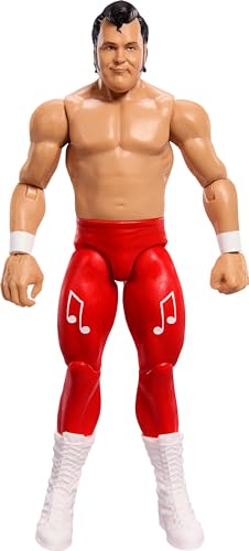 Mattel WWE Actionfigur, 15,2 cm großes Sammlerstück Honky Tonk Man mit 10 Gelenkpunkten & lebensechtem Look von Mattel