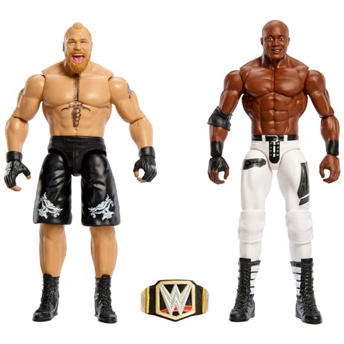 Mattel WWE Actionfigur 2er-Pack Championship Showdown Battle Pack mit WWE Championship-Gürtel HTW05 von Mattel