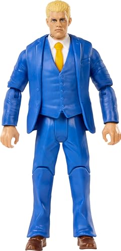 Mattel WWE "The American Nightmare" Cody Rhodes Actionfigur, Basic 15,2 cm Sammelfigur, Spielzeug von Mattel