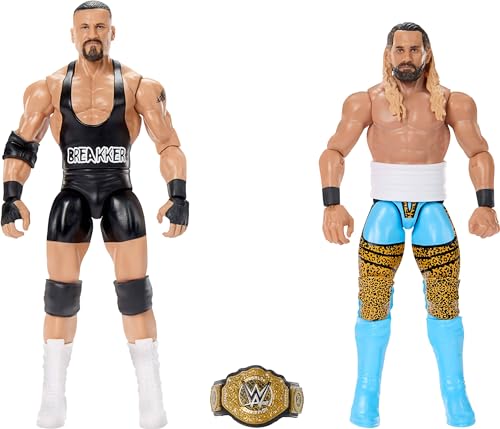 Mattel WWE Main Event Showdown Bron Breakker vs Seth 'Freakin' Rollins, 2er-Pack von Mattel