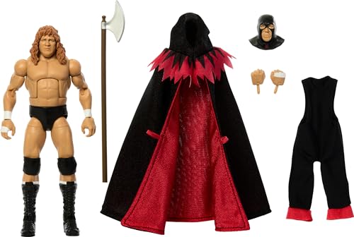 Mattel WWE Elite Actionfigur & Zubehör, Serie #108 Terry Gordon, 15,2 cm, Sammlerstück mit 25 Gelenkpunkten & austauschbaren Händen von Mattel