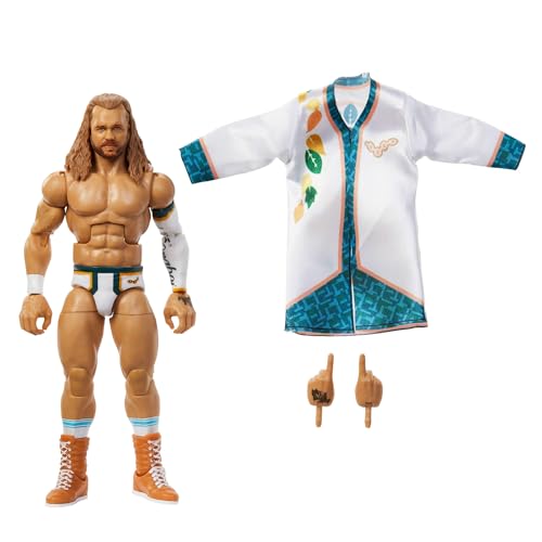 Mattel WWE Elite Actionfigur und Zubehör, Serie #115, ca. 15 cm große Sammelfigur Tyler Bate mit 25 Bewegungspunkten und austauschbaren Händen, JCJ02 von Mattel