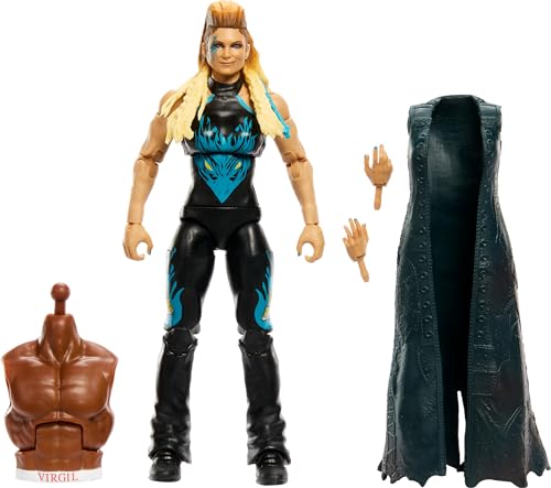 Mattel WWE Elite Collection Actionfigur Royal Rumble Beth Phoenix mit Zubehör und Virgil Build-A-Figure Parts, HVF81 von Mattel