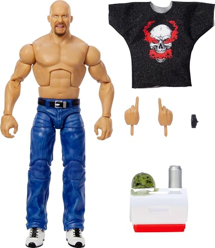 Mattel WWE Elite Collection Top Picks Stone Cold Steve Austin Actionfigur von Mattel