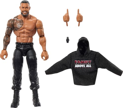 Mattel WWE Elite Actionfigur & Zubehör, Serie #117, 15,2 cm, Sammlerstück Roman Reigns mit 25 Artikulationspunkten & austauschbaren Händen Mattel WWE Elite Actionfigur & Zubehör, Serie #117, 15,2 cm, Sammlerstück Roman Reigns mit 25 Artikulationspunkten & austauschbaren Händen von Mattel