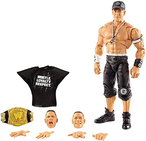 Mattel WWE Ultimate Edition Wave 10 John Cena Action Figure 6 in with Interchangeable Entrance JacketLanternExtra Head and Swappable Hands for Ages 8 Years Old and Up von Mattel