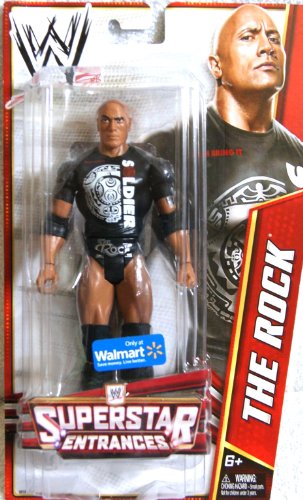 Mattel WWE Wrestling Exclusive Superstar Entrances Action Figure The Rock von Mattel