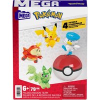 MEGA Pokémon Bauspielzeug-Set mit 4 Actionfiguren und 1 Pokéball (79 Teile) für Kinder MEGA Pokémon Bauspielzeug-Set mit 4 Actionfiguren und 1 Pokéball (79 Teile) für Kinder von Mattel GmbH